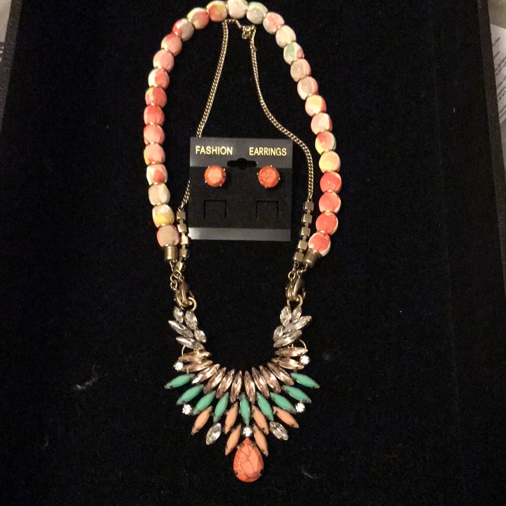 NYC designer Statement necklace